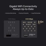  Router Wi-Fi Mercusys MR80X | Wi-Fi 6 AX3000 