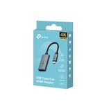  [Hỏa tốc] Bộ Chuyển Đổi USB Type-C Sang HDMI TP-Link UA520C - Hỗ Trợ 4K@60Hz, Tương Thích Đa Dạng 
