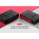  Switch Mercusys MS105G | 5 Cổng 10/100/1000 Mbps 