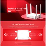  Router Wi-Fi Mercusys AC10 / MR30G | Wi-Fi 5, Băng Tần Kép 1200Mbps 
