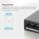  Switch Mercusys MS105GP | 5 Cổng 10/100/1000 Mbps 