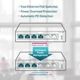  Bộ Chia Mạng TP-Link TL-SF1006P | 6 Cổng 10/100Mbps với 4 Cổng PoE 