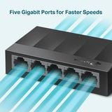  Switch TP-Link LS1005G | 5 Cổng 10/100/1000Mbps 