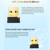  Bộ Chuyển Đổi USB Wi-Fi TP-Link Archer T2UB | Wi-Fi 5, Nano Bluetooth 4.2, 600Mbps 