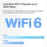  Wi-Fi Mesh Mercusys Halo H80X | Wi-Fi 6 AX3000 