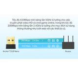  Bộ Chuyển Đổi USB Wi-Fi TP-Link Archer T2UB | Wi-Fi 5, Nano Bluetooth 4.2, 600Mbps 