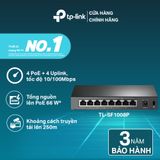  Bộ Chia Mạng TP-Link TL-SF1008P | 8 Cổng 10/100Mbps với 4 Cổng PoE 