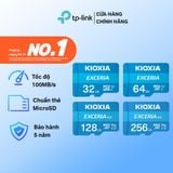  Thẻ nhớ MicroSD Kioxia/Lexar 32GB / 64GB / 128GB / 256GB sử dụng cho camera, máy quay phim Exceria C10 U1 