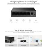  Switch Mercusys MS105GS | 5 cổng 10/100/1000 Mbps 