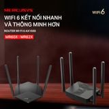  Router Wi-Fi Mercusys MR60X / MR62X | Wi-Fi 6, Tốc Độ 1500Mbps 