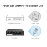  Switch Mercusys MS105GP | 5 Cổng 10/100/1000 Mbps 