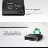  Switch Mercusys MS105GS | 5 cổng 10/100/1000 Mbps 