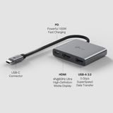  Bộ Hub Chia Cổng TP-Link UH3020C | HUB USB Chuyển Đổi 3, Sạc Nhanh 100W, HDMI Xuất Hình Ảnh 4K60Hz 
