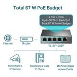  Bộ Chia Mạng TP-Link TL-SF1005P | 5 Cổng 10/100Mbps Cổng PoE 