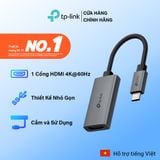  [Hỏa tốc] Bộ Chuyển Đổi USB Type-C Sang HDMI TP-Link UA520C - Hỗ Trợ 4K@60Hz, Tương Thích Đa Dạng 