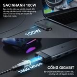  Bộ Hub Chia Cổng TP-Link UH9120C | USB Type-C 9 Cổng Kết Nối,  Sạc Nhanh 100W 