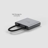  Bộ Hub Chia Cổng TP-Link UH3020C | HUB USB Chuyển Đổi 3, Sạc Nhanh 100W, HDMI Xuất Hình Ảnh 4K60Hz 