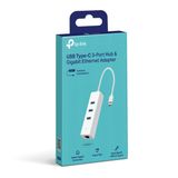  TP-Link UE330C | HUB USB Type-C 3 Cổng USB-A 3.0 & Mạng Gigabit Ethernet 