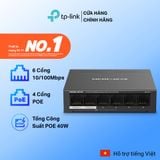  Switch Mercusys MS106LP | 6 Cổng 10/100Mbps 