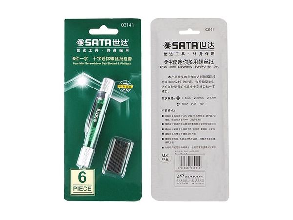  Bộ Tuốc Nơ Vít Đa Năng 6 Chi Tiết Sata 03141 