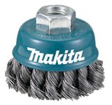  Makita D-77497 – Chổi Chén Sợi Kim Loại 75mm Ren M14-2, Làm Sạch Kim Loại Hiệu Quả 