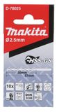  Mũi Khoan Kim Loại Makita HSS-GS D-78025 10Pcs2.5x57mm – Chính Hãng, Giá Rẻ 