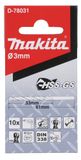  Mũi Khoan Kim Loại Makita HSS-GS D-78031 10Pcs3x61mm – Chính Hãng, Giá Tốt 