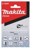  Mũi Khoan Kim Loại Makita HSS-GS D-78097 10Pcs 5x86mm – Chính Hãng, Giá Rẻ 