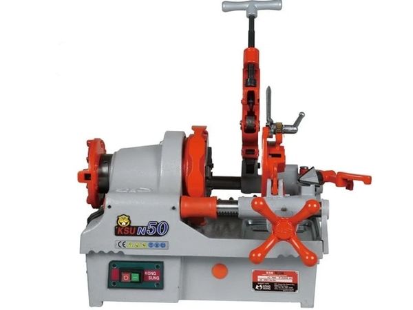  Máy Tiện Ren Ống, Máy Ren Ống Kẽm Hàn Quốc Kong Sung Ksu N50A 