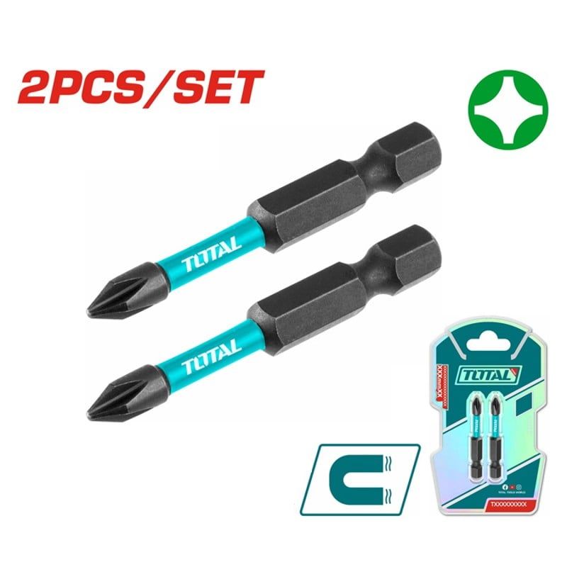  Bộ mũi vít bake 2 chi tiết Total TACIM71PH250 PH2x50mm 