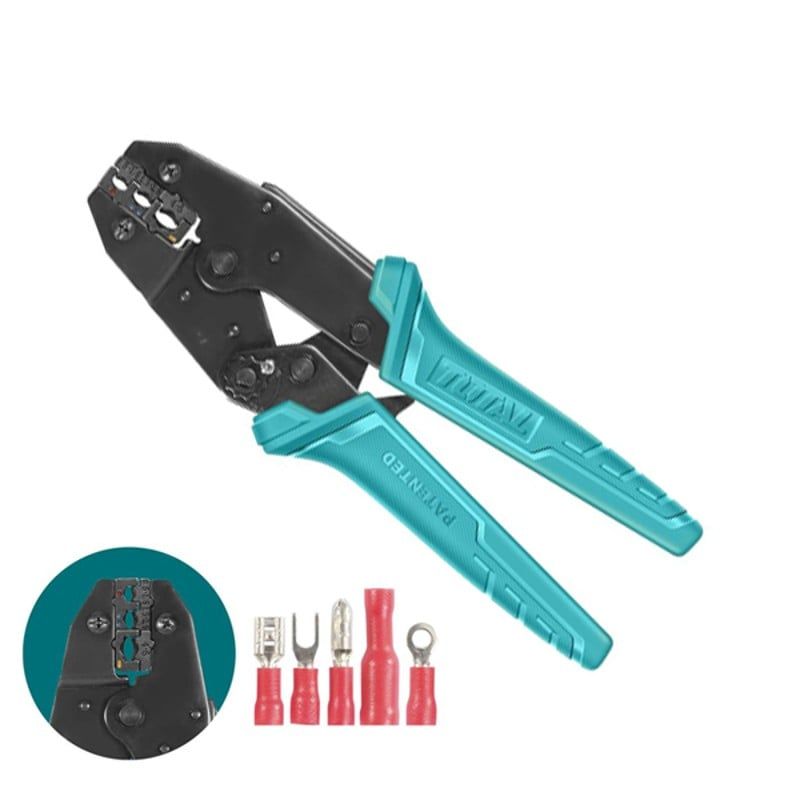  Kềm bấm cos đầu dây cách điện AWG20-10 Total THCPJ0506 