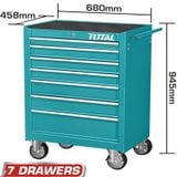  Tủ kéo đựng công cụ 7 ngăn Total THRC02071P 