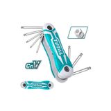  Bộ lục giác xếp đầu bi 8 chi tiết Total THT1061836 