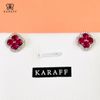  Khuyên Tai Nữ Karaff  Noran Rei - Trang Sức Bạc 925 Mạ Bạch Kim 