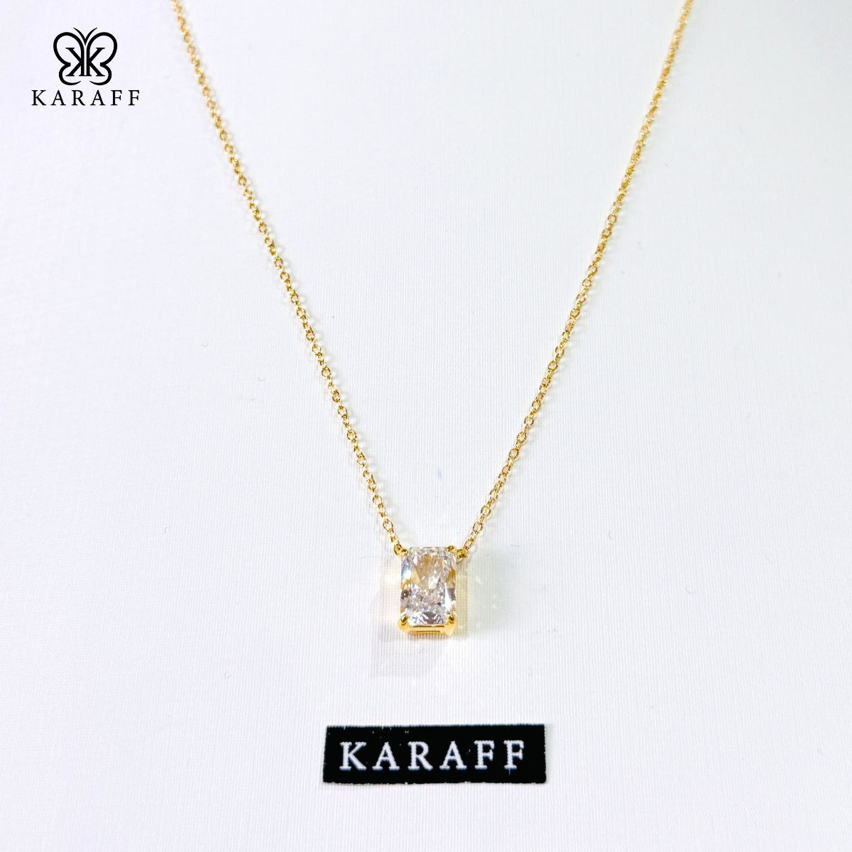  Dây Chuyền Karaff Muse Spark - Trang Sức Bạc 925 Mạ Vàng 24K 