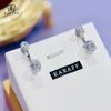 Khuyên Tai Nữ Karaff Iris Dazzle - Trang Sức Bạc 925 Mạ Vàng Trắng 
