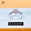 Nhẫn Karaff Pink Grace - Trang Sức Bạc 925 Mạ Vàng Trắng