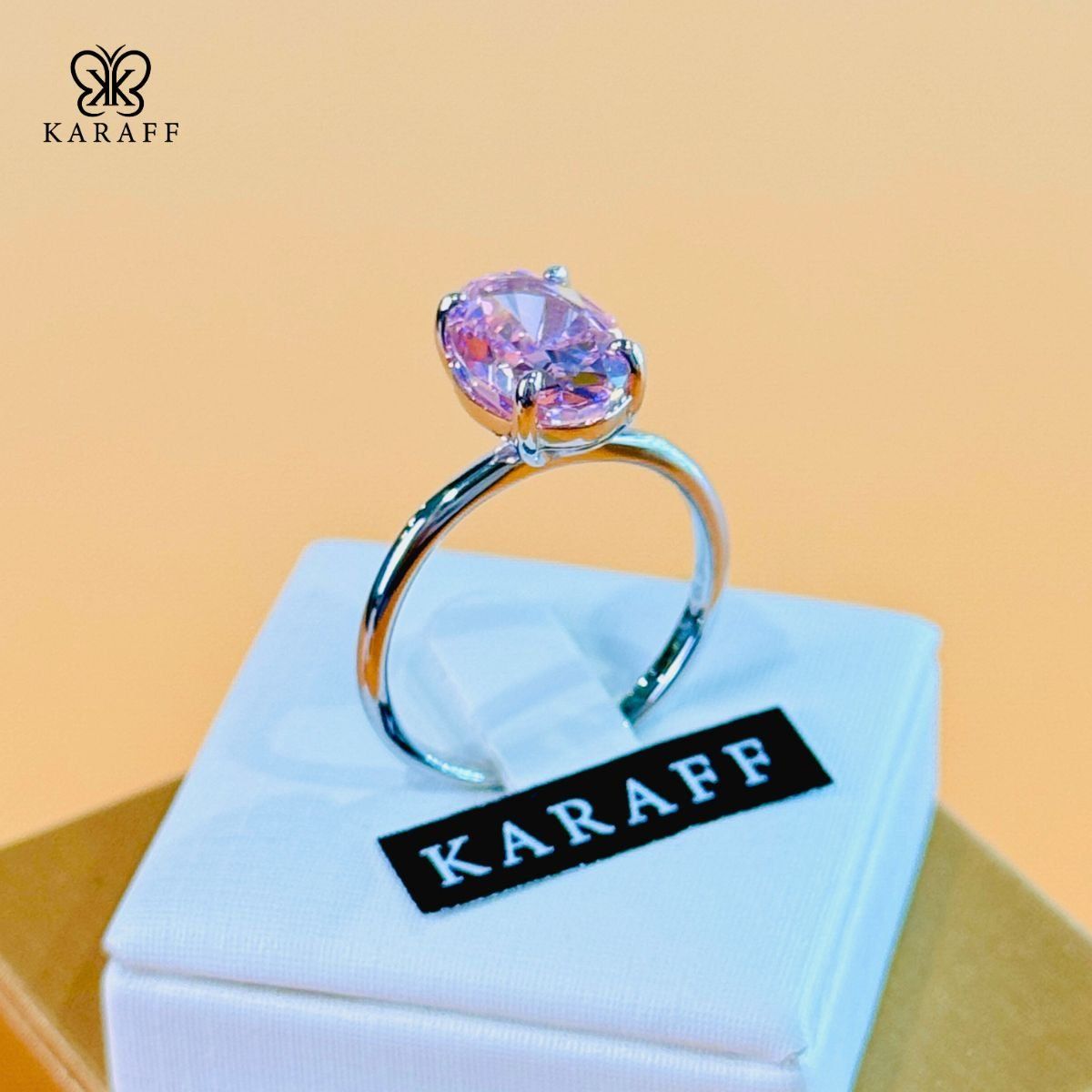  Nhẫn Karaff Dream Vow - Trang Sức Bạc 925 Mạ Vàng Trắng 