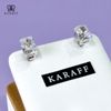 Khuyên Tai Karaff Opal Celestia - Trang Sức Bạc 925 Mạ Vàng Trắng