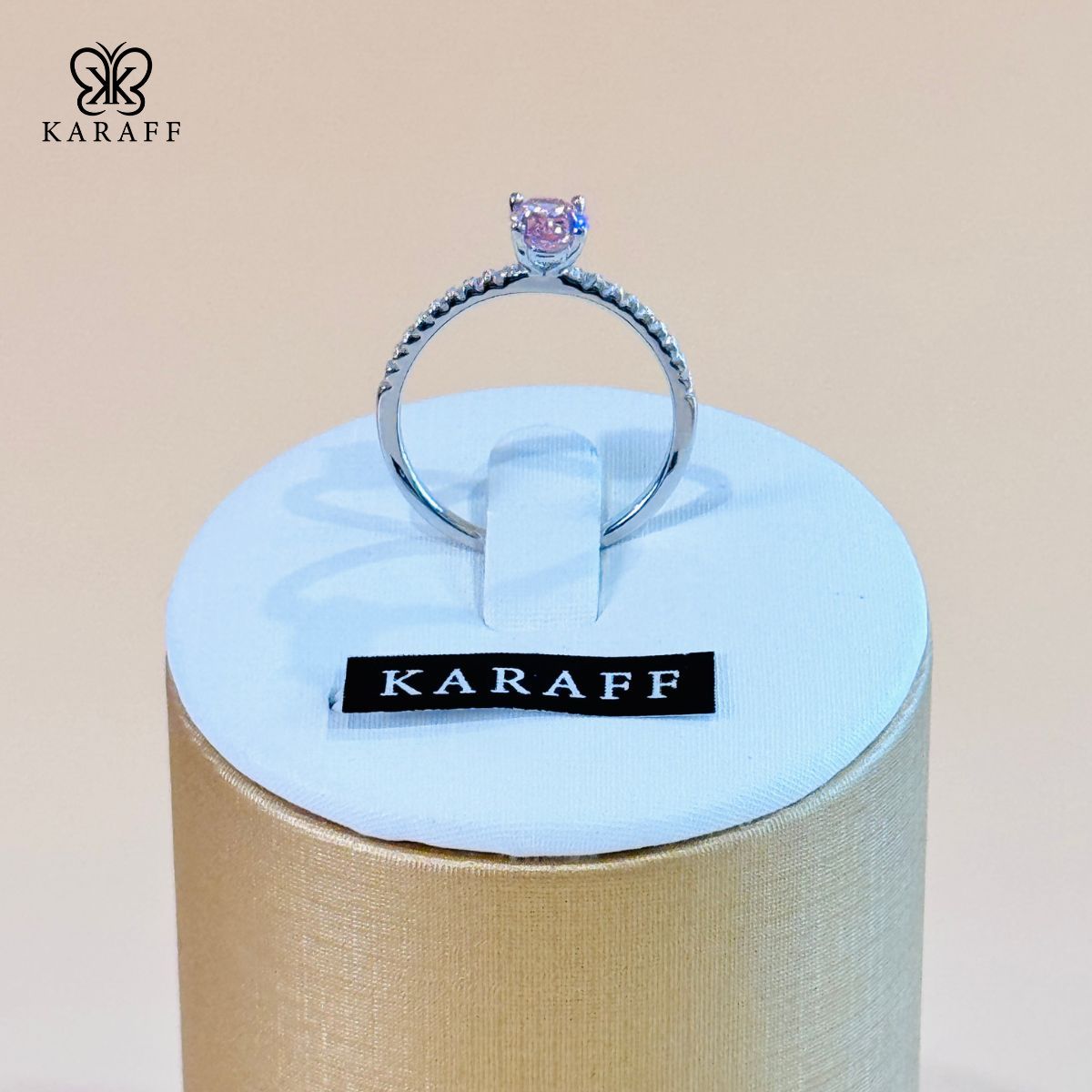 Nhẫn Karaff The Seraphine - Trang Sức Bạc 925 Mạ Vàng Trắng 