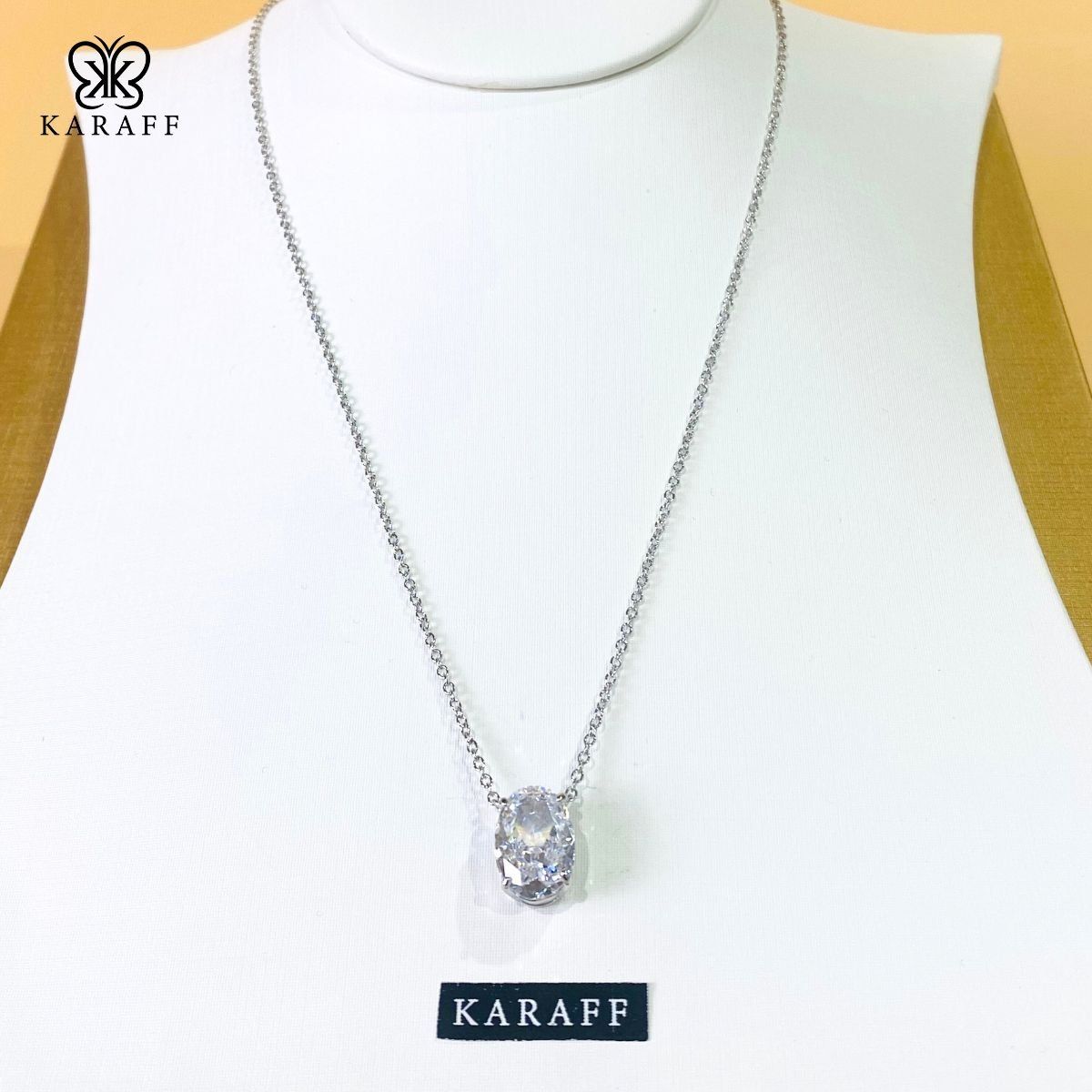 Dây Chuyền Karaff Celeste Aura - Trang Sức Bạc 925 Mạ Vàng Trắng 