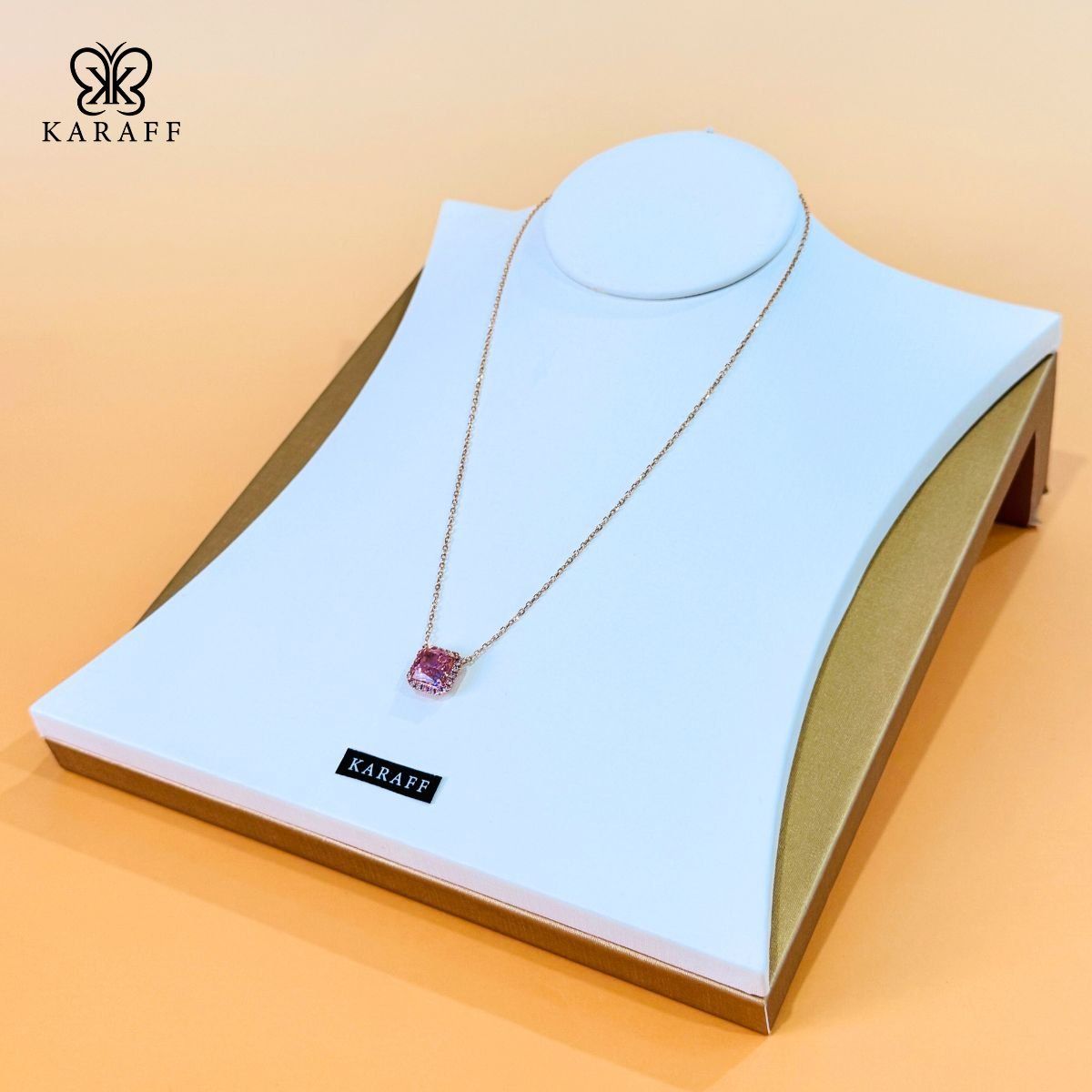  Dây Chuyền Karaff Mira Glint - Trang Sức Bạc 925 Mạ Vàng Hồng Đá Hồng Mạ Bạch Kim 