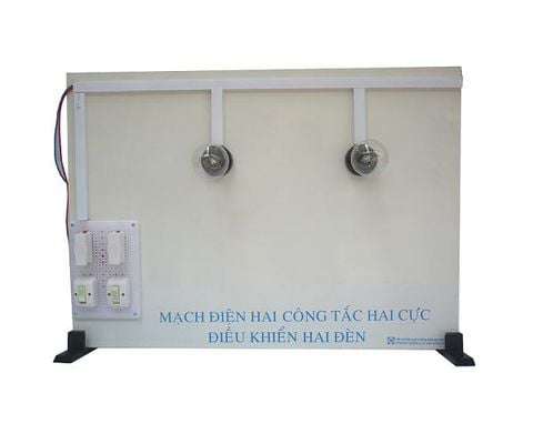Bảng Mạch Điện 2 Công Tắc 2 Cực ĐK 2 Đèn