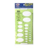Thước Nhựa Dẻo WinQ Thước Vẽ Hình Ellipse E-606