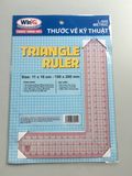 Thước Nhựa Dẻo WinQ Thước Vẽ Kỹ Thuật L-505 Metric