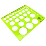 Thước Nhựa Dẻo WinQ Thước Vẽ Hình Tròn C-2004