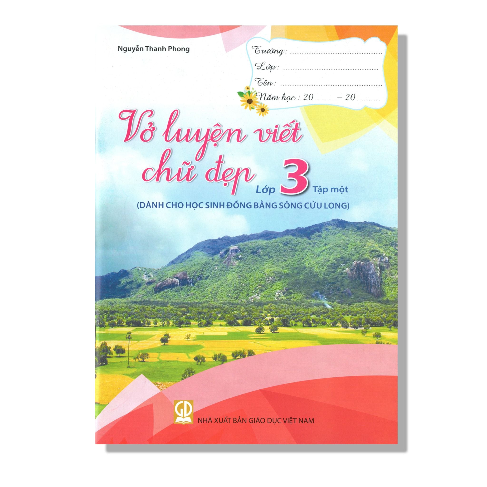 Vở Luyện Viết Chữ Đẹp 3 (Dành Cho Học Sinh ĐBSCL)