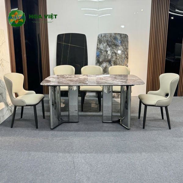 Bộ Bàn Ăn Siêu Tinh Thể Luxury 55