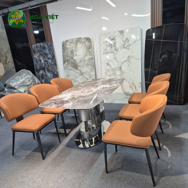 Bộ Bàn Ăn Siêu Tinh Thể Luxury 47