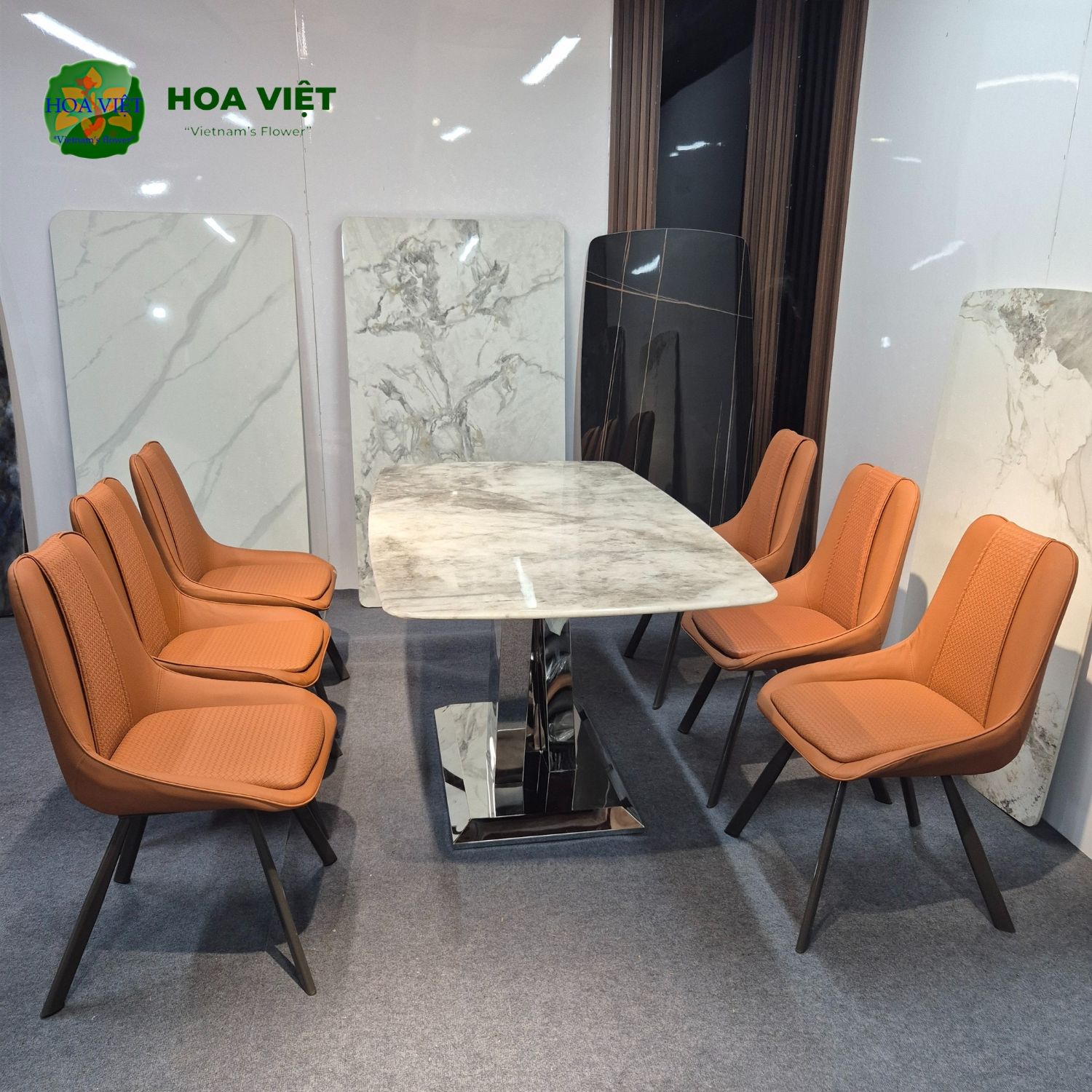 Bộ Bàn Ăn Siêu Tinh Thể Luxury 51